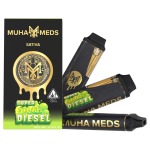 MUHA MEDS SUPER SOUR DIESEL SATIVA Vape In Pakistan
