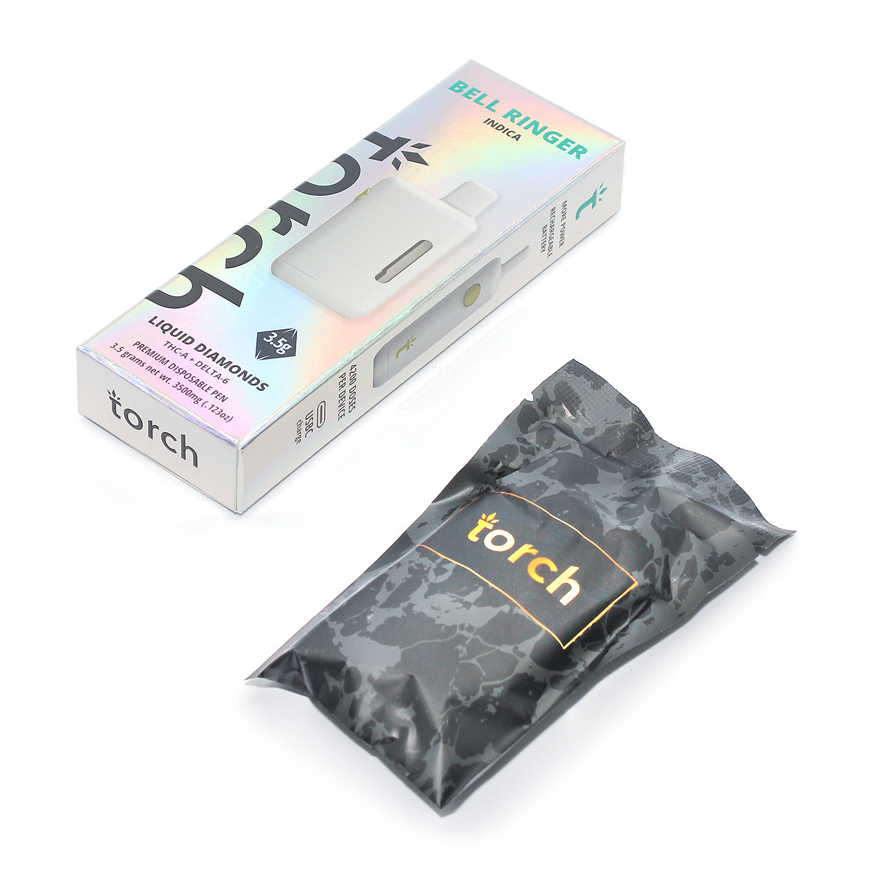 3_15_2023_TORCH_3.5_GR_LIQUID_DIAMONDS.jpg Torch THC-A + D6 Liquid Diamonds 3.5g Disposable Vape In Pakistan - Image 1