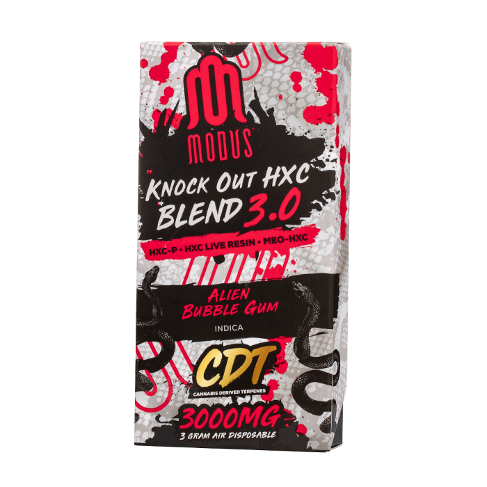 modus_hxc_knockout_3.0_disposable-1.png Modus Knock Out 3.0 D10 + D8 Live Resin + THC-P 3g Disposable In Pakistan - Image 1